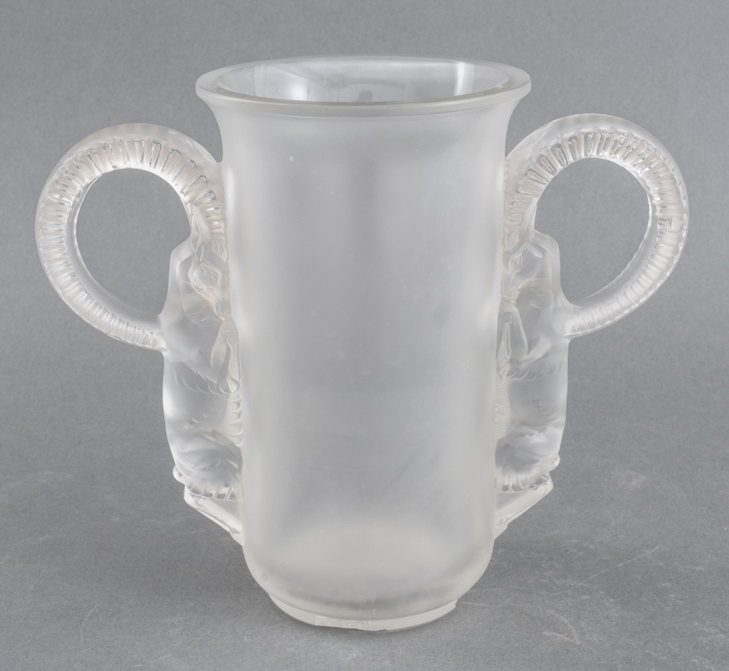 Appraisal: RENE LALIQUE THIBET VASE Rene Lalique French - Thibet vase