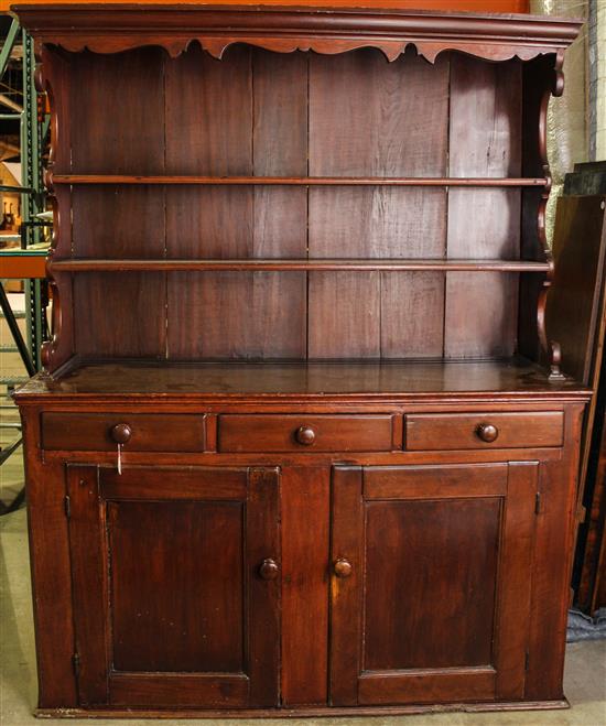 Appraisal: Sale Lot A Pennsylvanian Welsh Cupboard th century in two