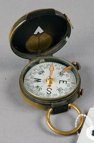 Appraisal: US Engineer Corps Swiss-Made Compass US Engineer Corps on lid