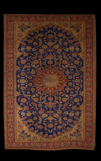 Appraisal: Herati Carpet ' x ' Provenance Kurt E Schon Ltd