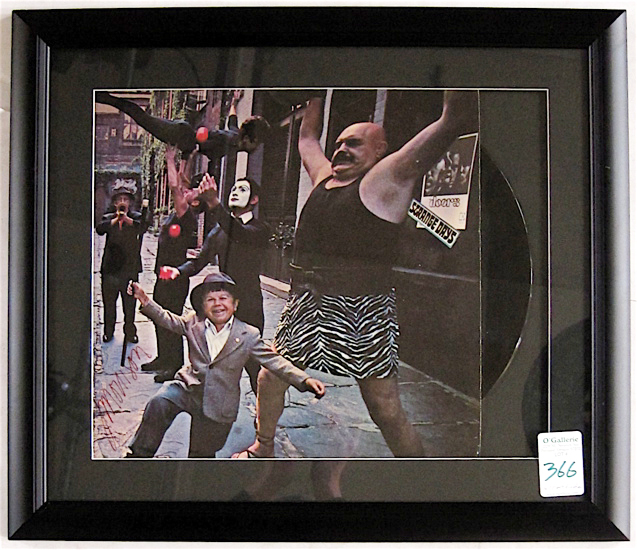 Appraisal: JIM MORRISON AUTOGRAPHED STRANGE DAYS ALBUM BY THE DOORS Autographed