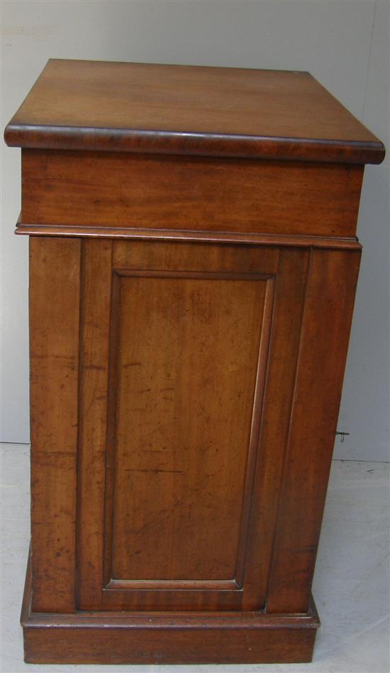 Appraisal: th Century mahogany sideboard pedestal a single drawer and a