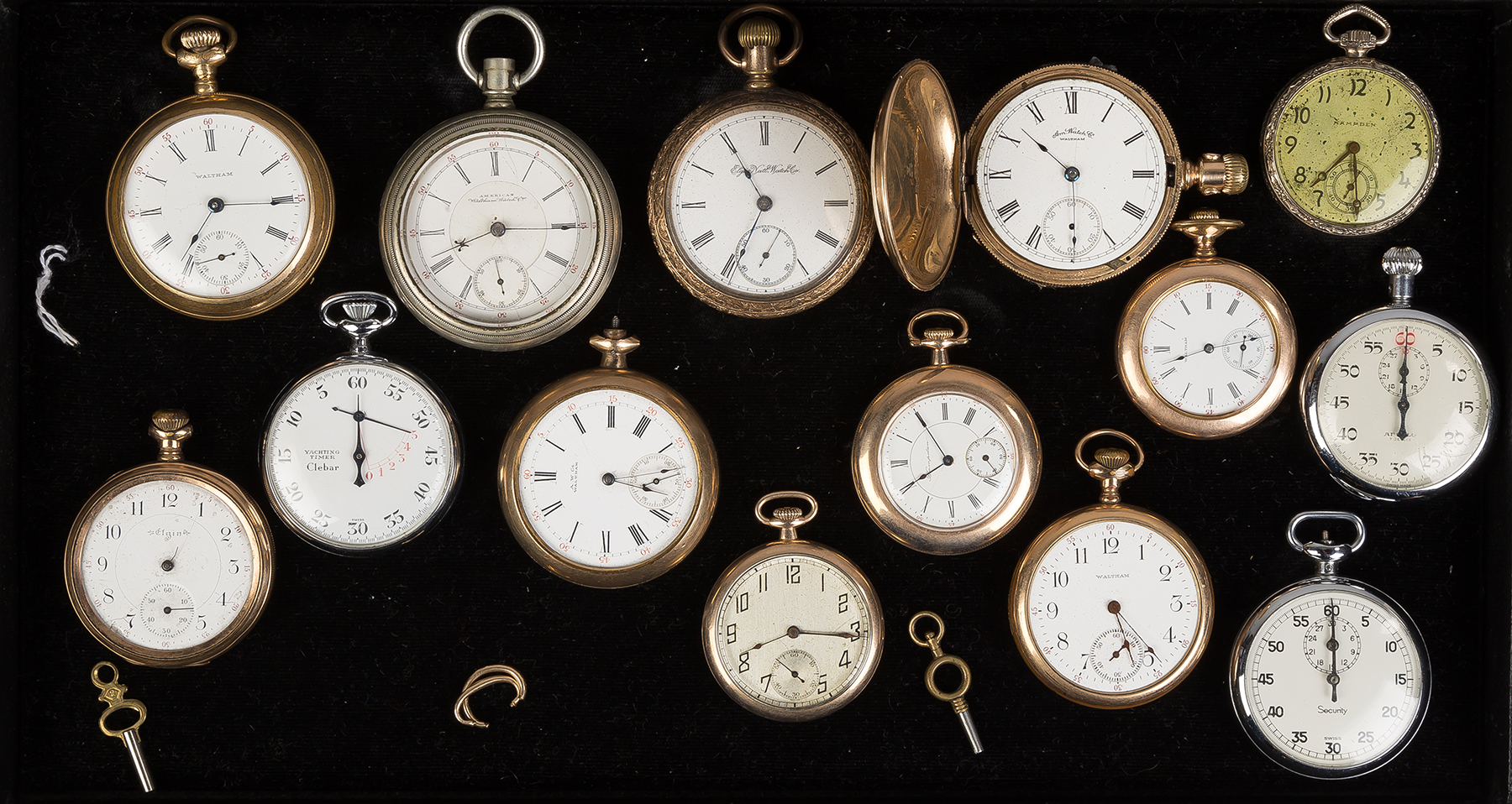 Appraisal: Group Misc Vintage Pocket Watches