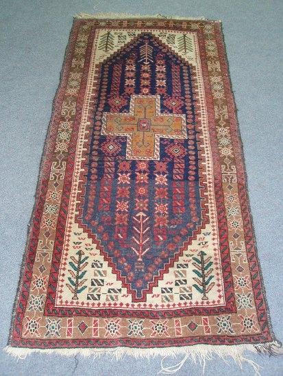 Appraisal: A south west Persian tribal rug cms x cms X