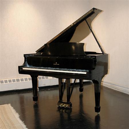 Appraisal: Steinway Sons Ebonized Baby Grand Piano Estimate -