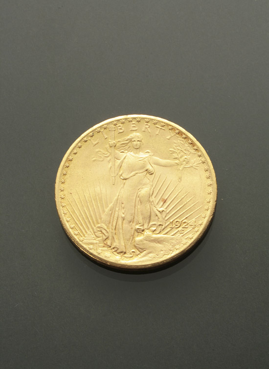 Appraisal: U S St Gaudens Twenty-Dollar Gold Coin Dated