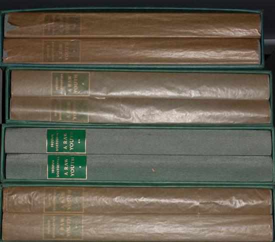 Appraisal: Books Fine Press Four sets Feodor Dostoevsky ''A Raw Youth