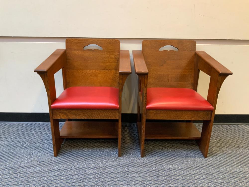 Appraisal: PAIR OF L AND J G STICKLEY NICHOLS AND STONE