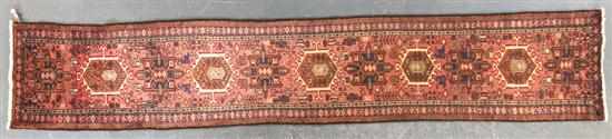 Appraisal: Karaja runner Iran modern x Estimate - Good condition