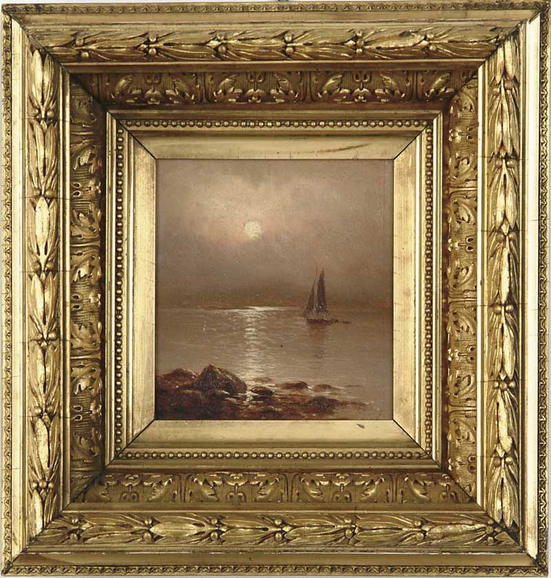 Appraisal: ATTRIBUTED TO CHARLES HENRY GIFFORD American - MISTY SAIL Small