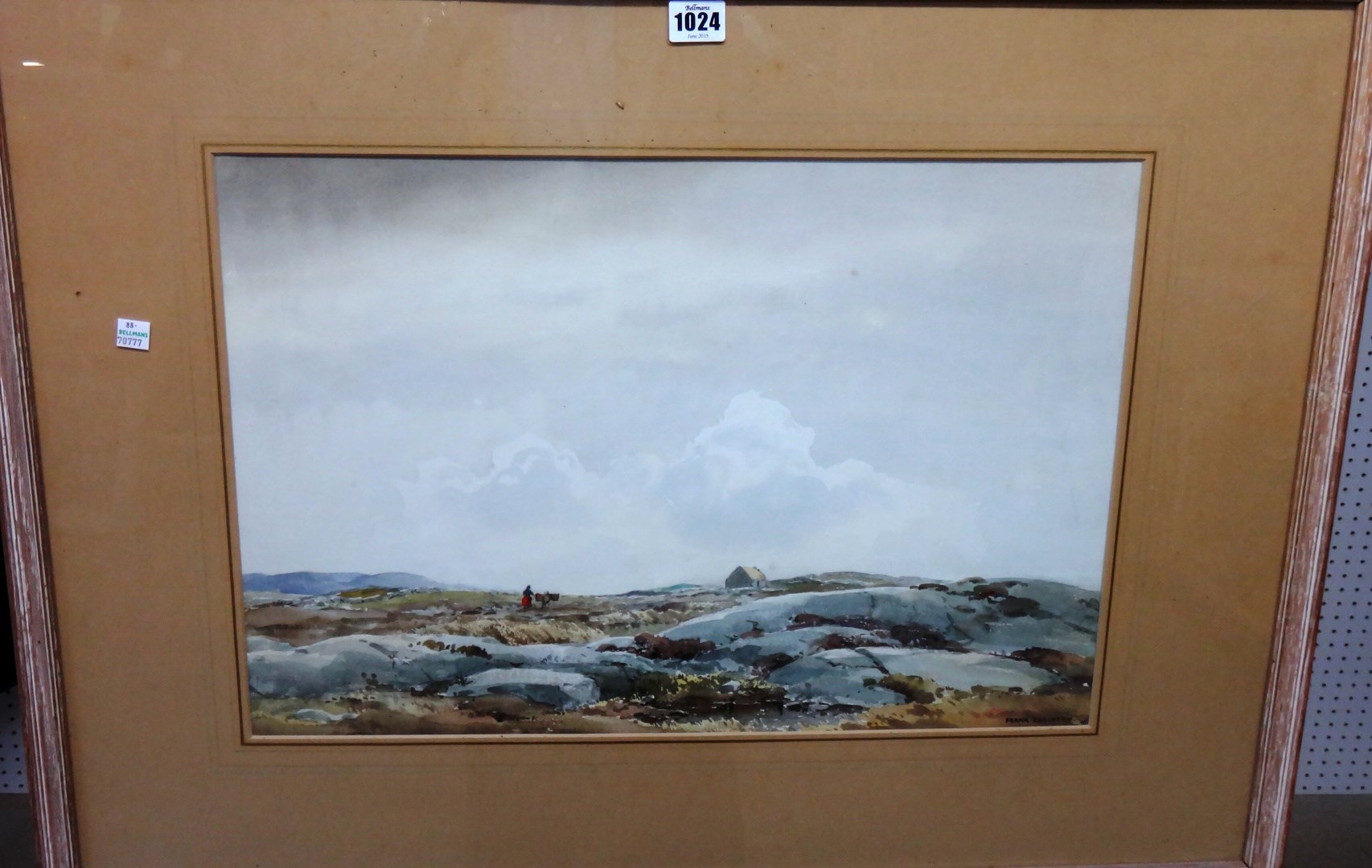 Appraisal: Frank Egginton - Connemara watercolour signed cm x cm Provenance