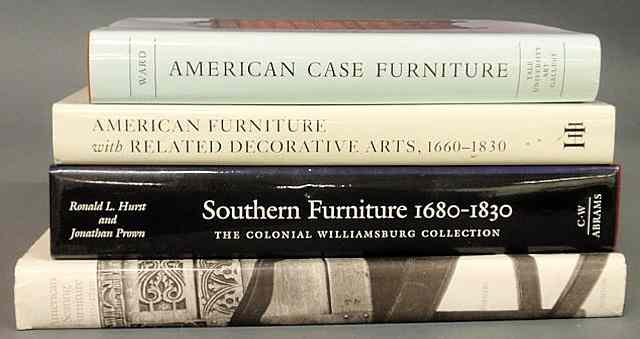 Appraisal: Four books on American antique furniture including American Seating Furniture