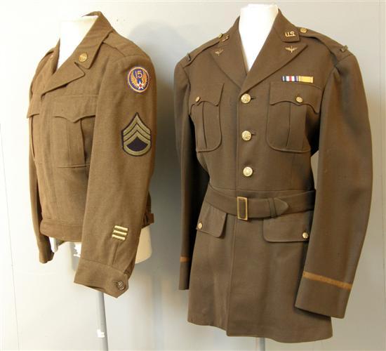 Appraisal: Two US military jackets one with th Air Force badge