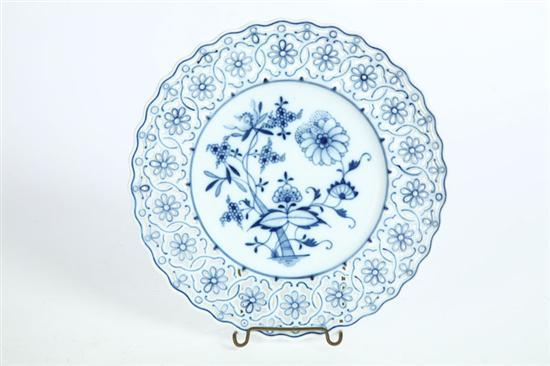 Appraisal: PORCELAIN PLATE Double marked with a stamp and impressed Meissen