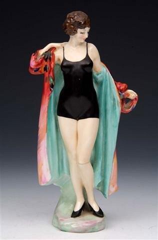 Appraisal: A ROYAL DOULTON MODEL 'The Bather' HN circa - with