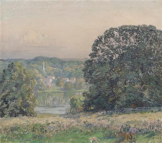 Appraisal: Wilson Irvine American - Untitled View of Connecticut Wilson Irvine