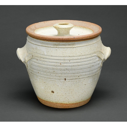 Appraisal: Michael Casson OBE - - Pot and cover stoneware partly