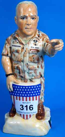 Appraisal: Kevin Francis Toby Jug General Norman H Schwarzkopf Limited Edition