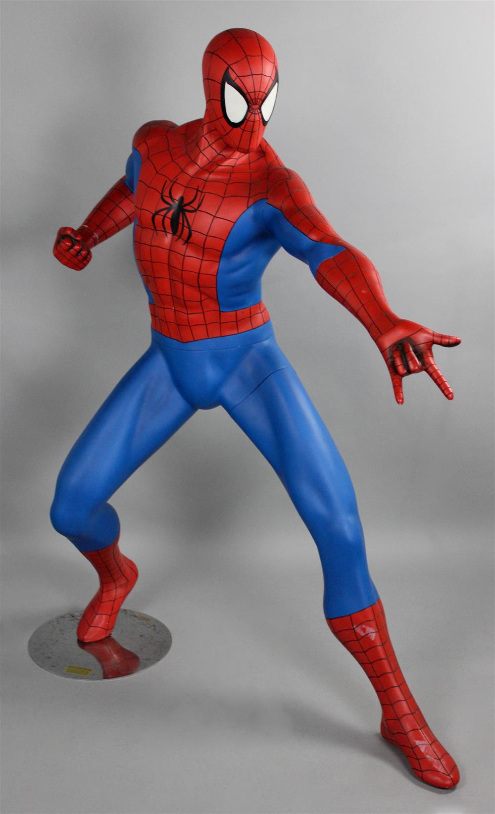 Appraisal: MUCKLE MANNEQUINS OF GERMANY LIFE SIZE FIBERGLASS FIGURE OF SPIDER