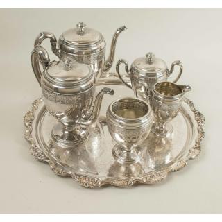 Appraisal: Five Piece International Silver Sterling Tea Coffee Service Five piece