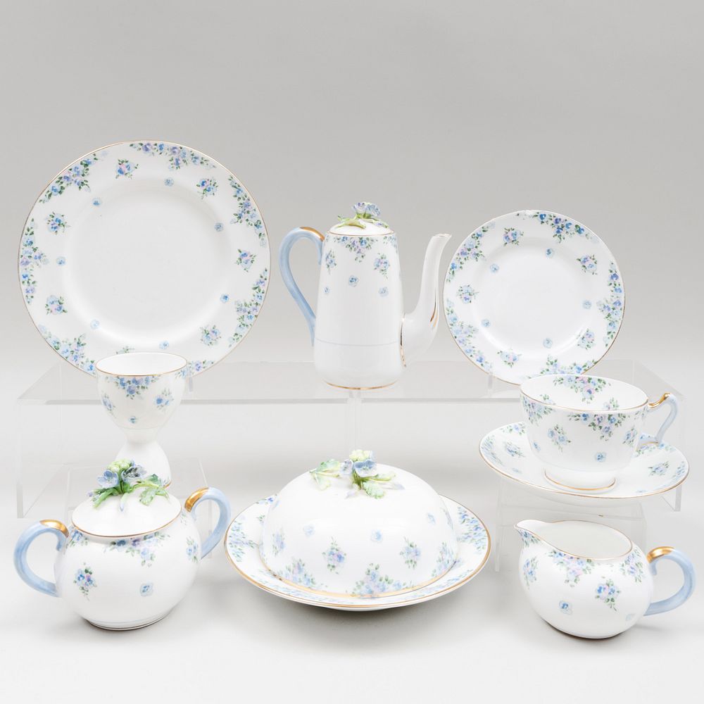 Appraisal: Crown Staffordshire Porcelain Breakfast Service and Shelley Porcelain Breakfast Service