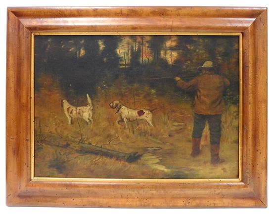 Appraisal: In the style of Arthur Burdett Frost American - oil