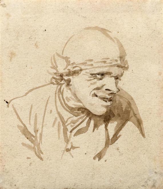 Appraisal: MIND GOTTFRIED Bern Portrait of a man with a cap