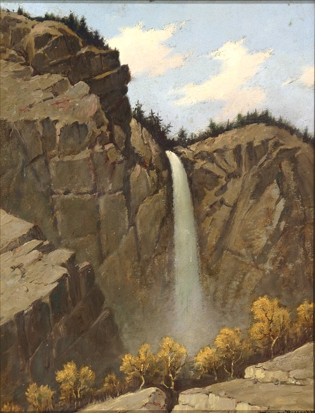 Appraisal: Benson Bond Moore American - Hickory-Nut Falls Chimney Rock N