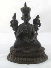 Appraisal: A th century Tibetan bronze deity Ht cm