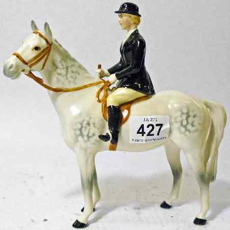 Appraisal: Beswick Huntslady on Grey Horse