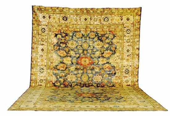 Appraisal: Oushak carpet ' '' x ' Condition Good overall condition