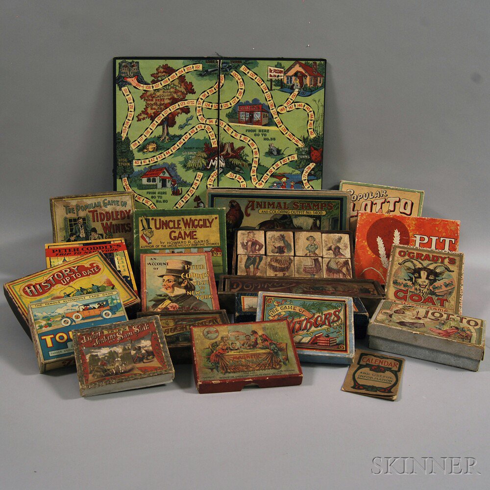 Appraisal: Group of Sixteen Mostly Late th Early th Century Games