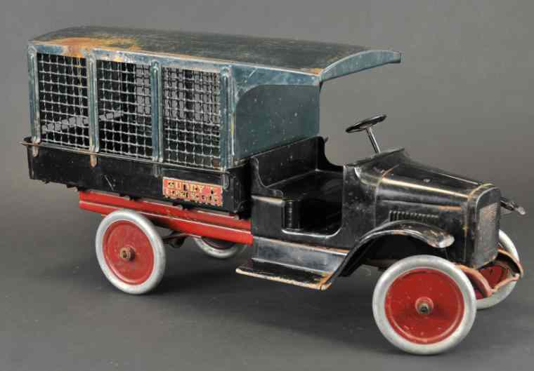 Appraisal: BUDDY 'L' SCREEN SIDE EXPRESS LINE TRUCK Black open cab