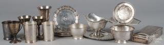 Appraisal: Group of sterling silver wares ozt