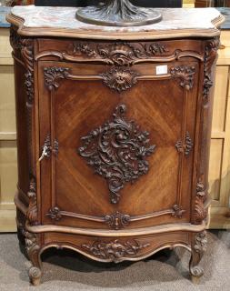 Appraisal: Louis XV style commode Louis XV style commode having a