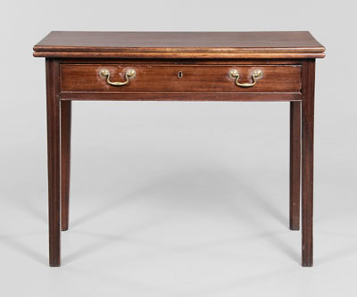 Appraisal: Maryland John Shaw Card Table attributed to John Shaw Annapolis