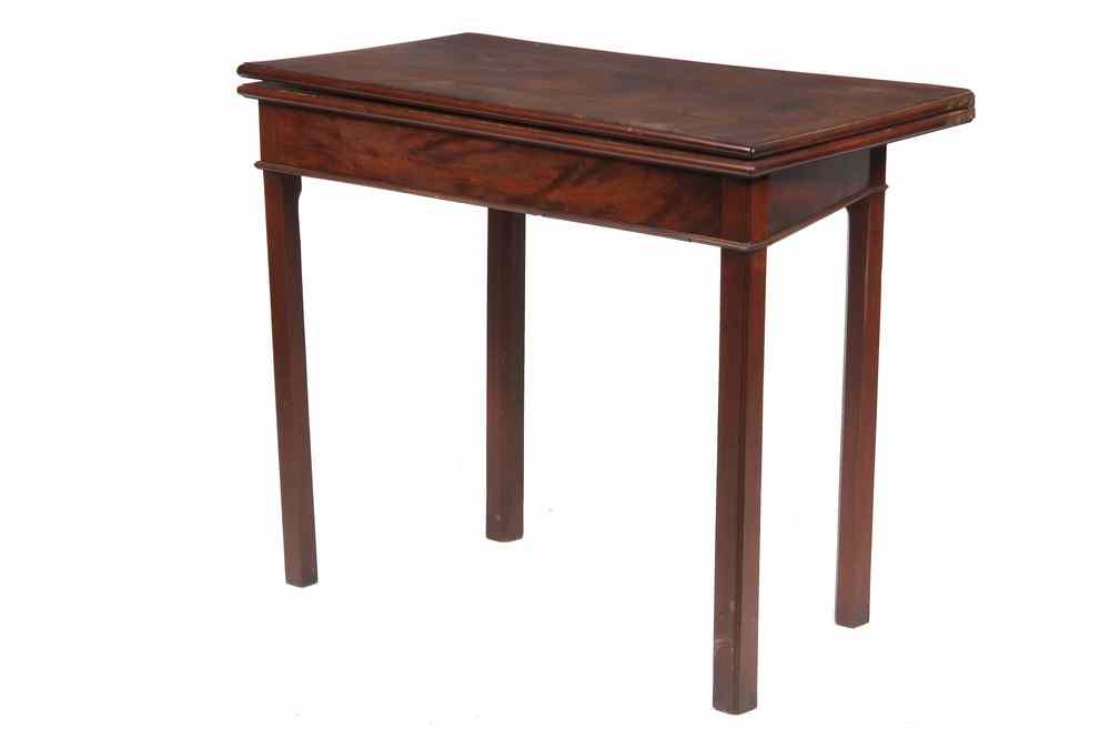 Appraisal: CHIPPENDALE CARD TABLE - Period American Chippendale Card Table in