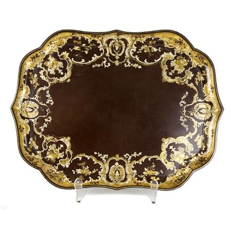 Appraisal: Victorian Papier Mache Tray Estimate -