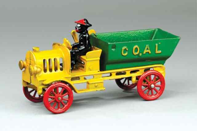 Appraisal: HUBLEY COAL TRUCK Cast iron possibly the finest known example