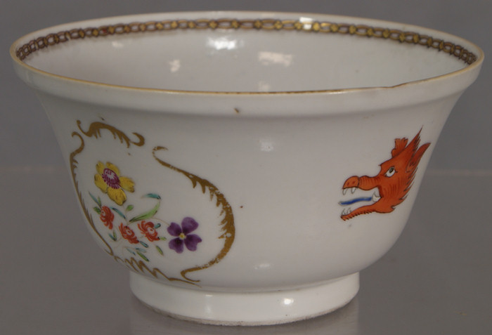 Appraisal: Chinese Export waste bowl from the D N service c