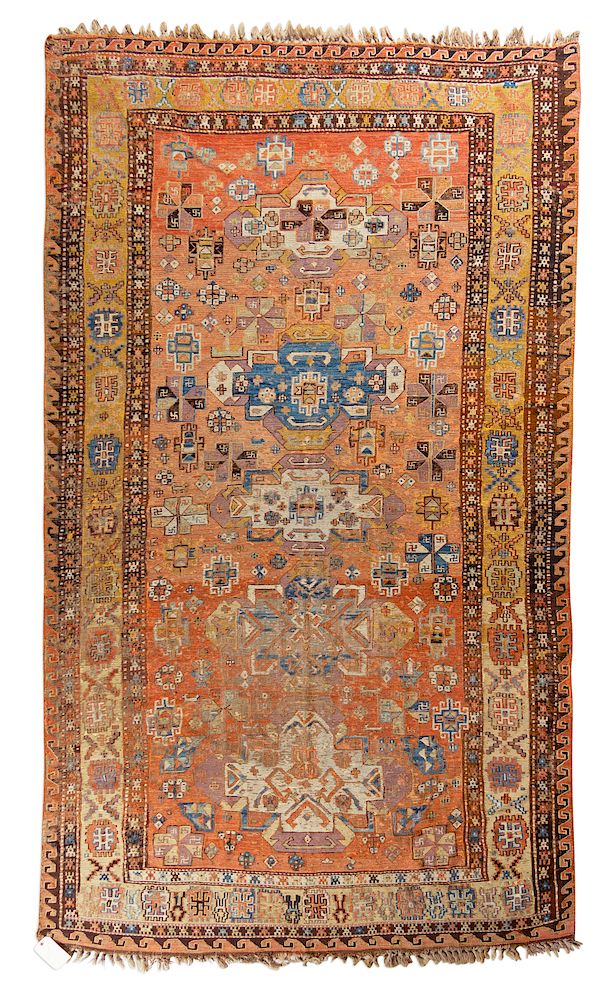 Appraisal: A Caucasian Soumak Rug A Caucasian Soumak Rug Circa s