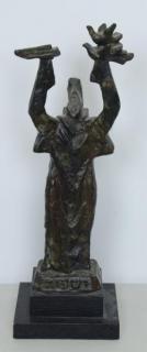 Appraisal: GROSS Chaim Bronze Sculpture Isaiah Signed on the base Chaim