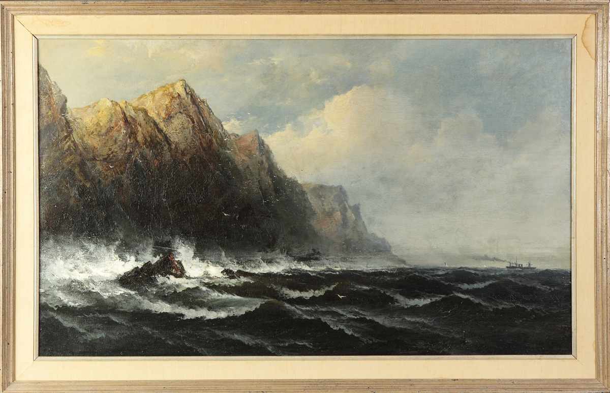 Appraisal: James Hamilton American - ''A Rocky Coast'' Sgn Lower right