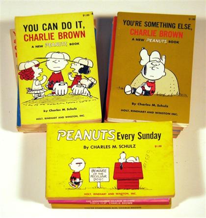 Appraisal: vols wrappers Schultz Charles M Peanuts Collections Peanuts Every Sunday