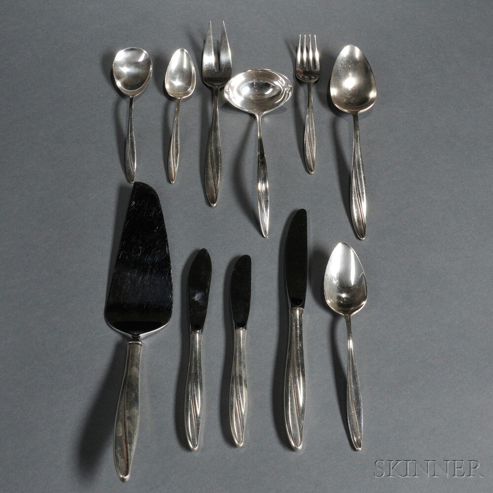 Appraisal: Gorham Firelight Pattern Sterling Silver Flatware Service Providence Rhode Island