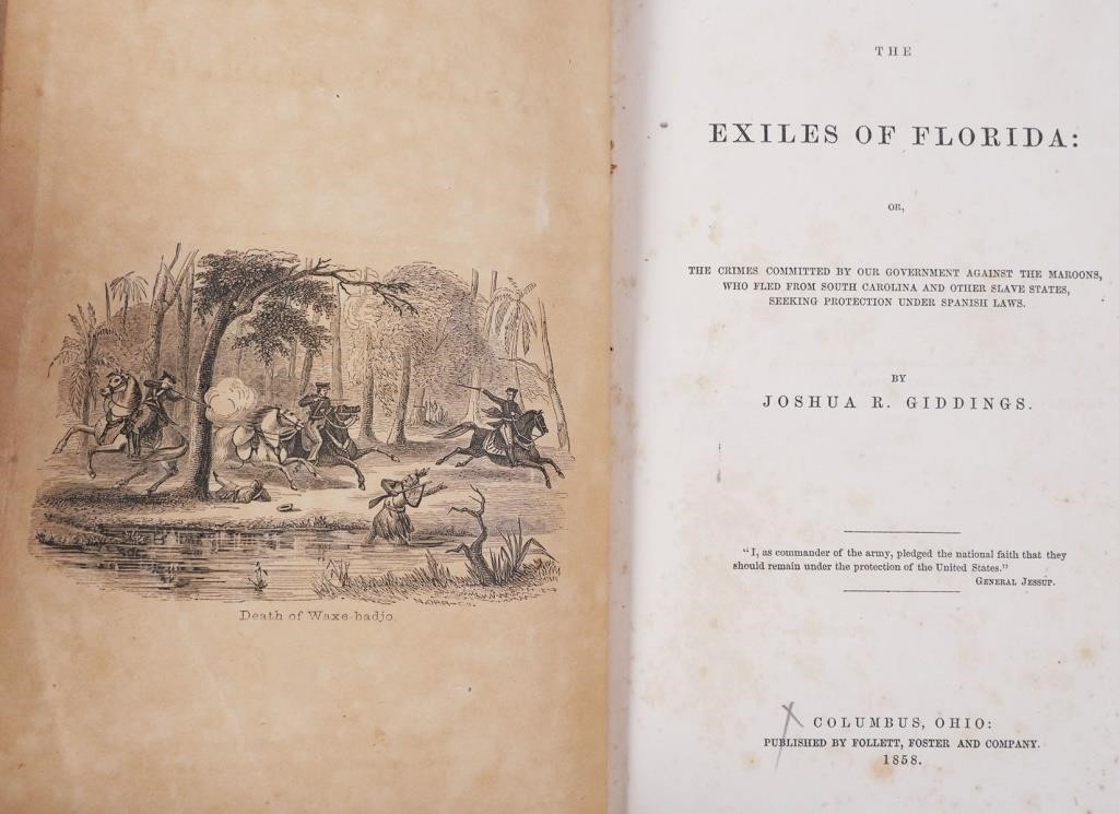 Appraisal: Exiles of Florida by Joshua R Giddings published by Follett