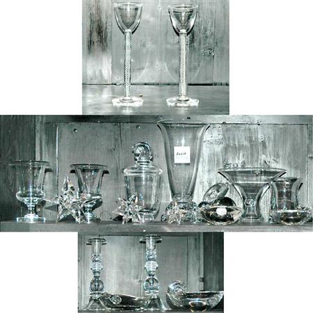 Appraisal: Group of Steuben Glass Articles Estimate -