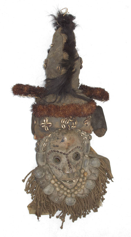 Appraisal: CARVED AFRICAN DAN GUERE MASK '' x '' x ''CONDITION