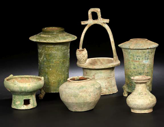 Appraisal: Chinese Burial Model of a Well Han dynasty B C