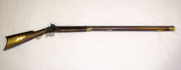 Appraisal: Black Powder Muzzle Loader Cal Percussion musket Full stock octagon